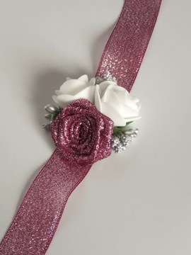 К27_Н * Корсар Корсаж на руку СВАДЕБНЫЙ ВЫПУСК ПОЛОВИНКА с розами
