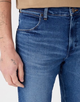 Męskie spodnie jeansowe proste Wrangler RIVER W36 L32