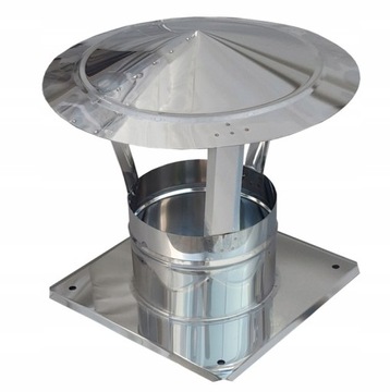 ДЫМОХОД КРЫША FI 100 INOX ЗОНТИК ДЛЯ ДЫМОХОДА