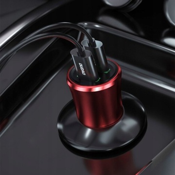 Автомобильное зарядное устройство DUDAO 3,4 А, 2 порта USB SMART