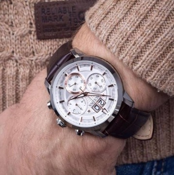 ELEGANCKI ZEGAREK BULOVA 96B309 SUTTON CHRONO BOX