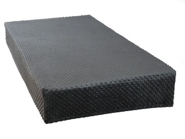 Prześcieradło na gumce minky grube grafit materac 80x200cm nie kulkuje się