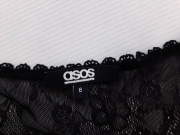 ASOS koronkowa SUKIENKA w kwiaty VINTAGE _ 34