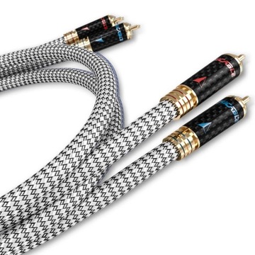 Ricable Invictus Signal Reference - Kabel 2RCA-2RCA - 7N 99.99999% - 2x0.5m