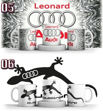 КРУЖКА ВЕНТИЛЯТОРА AUDI A3 A4 A5 A6 A7 + ИМЯ + КАРТОН