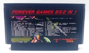 FOREVER GAMES 852 IN 1 Лучшая дискета с картриджем PEGASUS PEGASUS CARTRIDGE