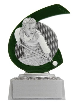 Statuetka - BILARD, Snooker (Tabliczka Gratis)