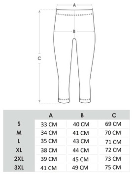 Legginsy damskie getry 3/4 z lampasem L YOCLUB