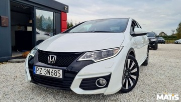 Honda Civic IX Hatchback 5d Facelifting 1.4 i-VTEC 100KM 2016 Honda Civic 1.4Benz manual Navi Kamera climatronic biala perla 1.3 99KM, zdjęcie 38