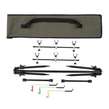 STOJAK STANOWISKO KARPIOWE ROD POD STOJAK 3 WĘDKA