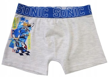 SONIC BOKSERKI chłopięce BAWEŁNA szare 104/110 D034P