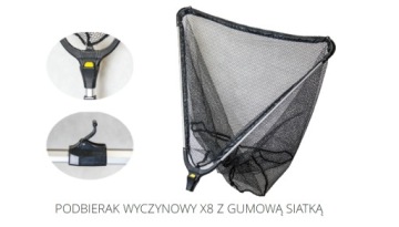 ТЕЛЕСКОПИЧЕСКИЙ ПОДСАК X8 MISTRAL 120см 40х40см