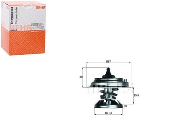 TERMOSTAT MERCEDES 85C W124 W201 W210 BEHR