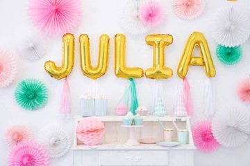 Фольгированный шар - Буква J - золотой - 35 см