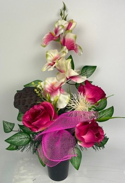 Украшение кладбища GRAVE композиция SET бутылка