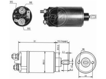 AUTOMAT STARTÉR ZM526 ERA