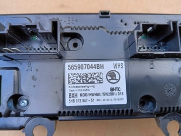 PANEL KLIMATIZACE SKODA OE 565907044BH