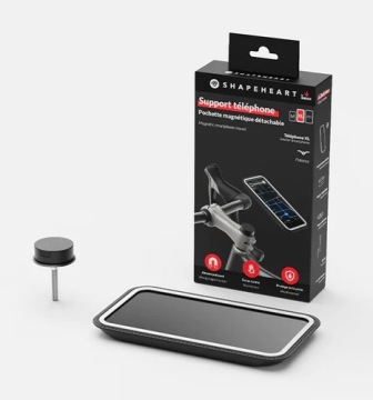 Велосипедный магнитный держатель для телефона Shapeheart STEM 2XL на руле — чехол