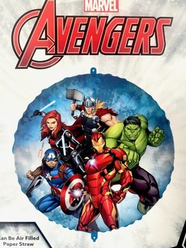 BALON FOLIOWY MARVEL AVENGERS HULK URODZINY 46 cm