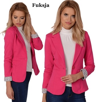 Итальянский хлопковый ПИДЖАК женский с закатанными рукавами XS/S/36