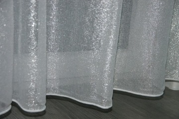 ШТОРА БАТИСТ МОРОЗ ВЕС СВИНЦА НА МЕТР, ГЛЯНЦЕВАЯ ВУАЛЬ, ВЫСОТА 280 СМ