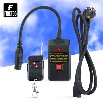 Wytwornica dymu 900W Falcon900 dwa piloty Firefog/ mocna imprezowa