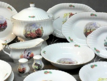 039 Bulionówka 40 Spodek 17 Охота на Iwona Porcelana Chodzież Malcer 12/24