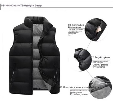 Мужской большой пуховик из хлопка.