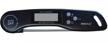 КУХОННЫЙ ТЕРМОМЕТР ЦИФРОВОЙ ЖК-ЗОНД ДЛЯ МЯСА ВИННО-ЧЕРНЫЙ