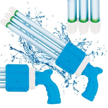 Водяной пистолет, 3 бочки, забавная игрушка для воды