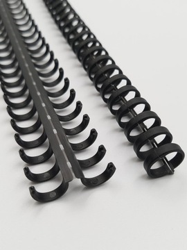 PIERŚCIEŃ otwierany - segregator notes planer A4 - czarny - 30 ringów