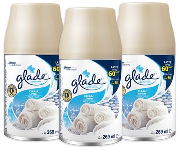 Сменный блок GLADE для спрея-освежителя воздуха Pure Clean Linen