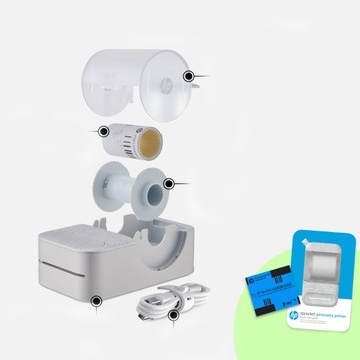 Цветной Bluetooth-принтер HP Sprocket Panorama для фотоэтикеток и наклеек