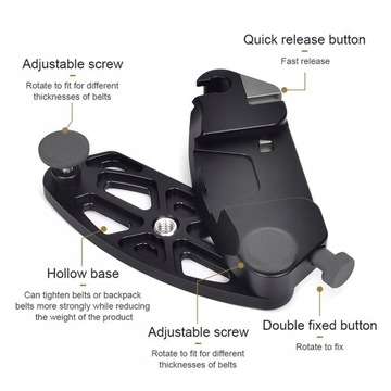 Держатель пряжки камеры для ремня рюкзака