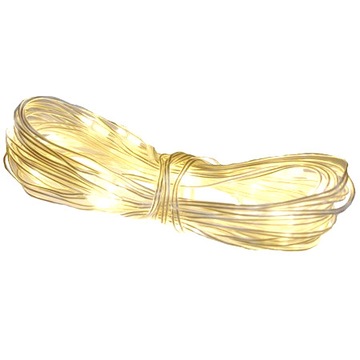 LAMPKI CHOINKOWE NA DRUCIKU 20 LED NA BATERIE