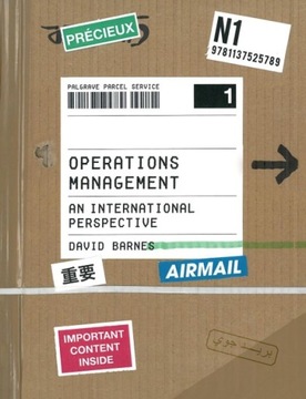 Operations Management: An International Perspective DAVID BARNES