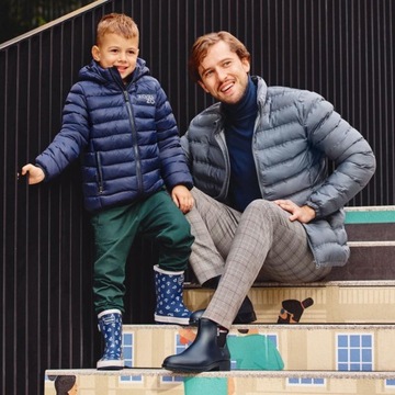 Kalosze męskie sztyblety Rain Way granatowe 44