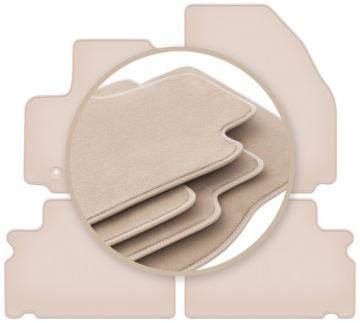 Velurové koberce 10 mm Premium pro: Ford Galaxy MK2 minivan 2006-2011
