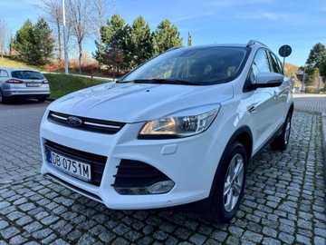 Ford Kuga II SUV 1.5 EcoBoost 150KM 2016 Ford Kuga Asystent ParkowaniaNaviAlusyPDCNowy RozrzadWZOROWY STAN 1.5
