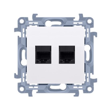 Simon 10 Gniazdo komputerowe+tel RJ45+RJ11 C5T.01/