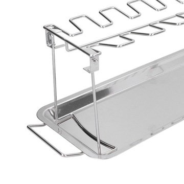 ВЫСОКИЙ ДЕРЖАТЕЛЬ ДЛЯ КУРИЦЫ, ПОДСТАВКА ДЛЯ ГРИЛЯ НА 14 ВЫПУСКОВ