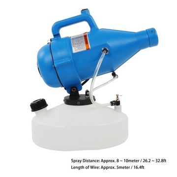 Электрическая портативная машина для запотевания ULV, распылитель, холодный туман, 32,8 фута Spra
