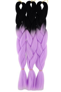 Синтетические волосы прямые красочные косы 2k.044