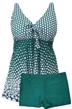 Strój kąpielowy Tankini sukienka i spodenki roz 48