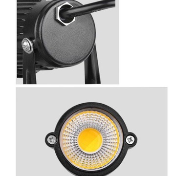 LAMPA DEKORACYJNA DO TRAWNIKA Z WTYKIEM UZIEMIONYM ŚWIATŁA ZEWNĘTRZNA