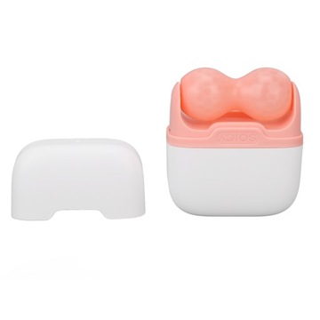 MASAŻER ROLLER CHŁODZĄCY DO CIAŁA I TWARZY ICE ROLLER ŻELOWY WKŁAD RÓŻOWY