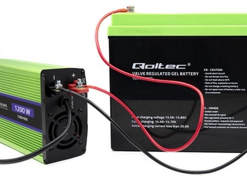 PRZETWORNICA 3w1 UPS ŁADOWARKA LCD 12V 1200W SINUS