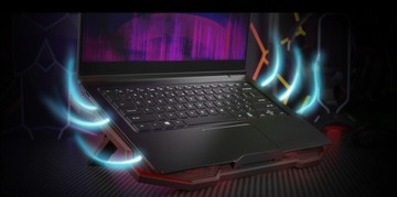 Охлаждающая подставка для ноутбука с 4 большими вентиляторами GENESIS OXID 260