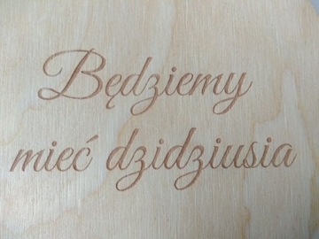Drewniane tabliczki sesja zdjęciowa ciążowa 3 szt