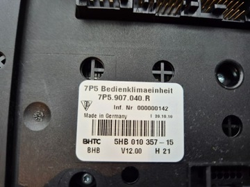 PANEL KLIMATIZACE PORSCHE CAYENNE II 7P5907040R